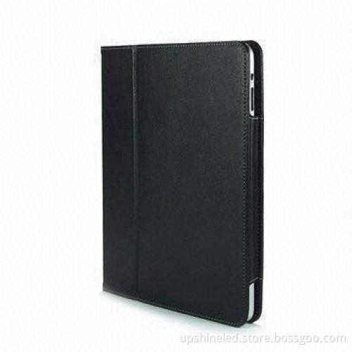PU Leather Case for Apple's iPad, with Back Dock Kickstand for Hands-free Viewing